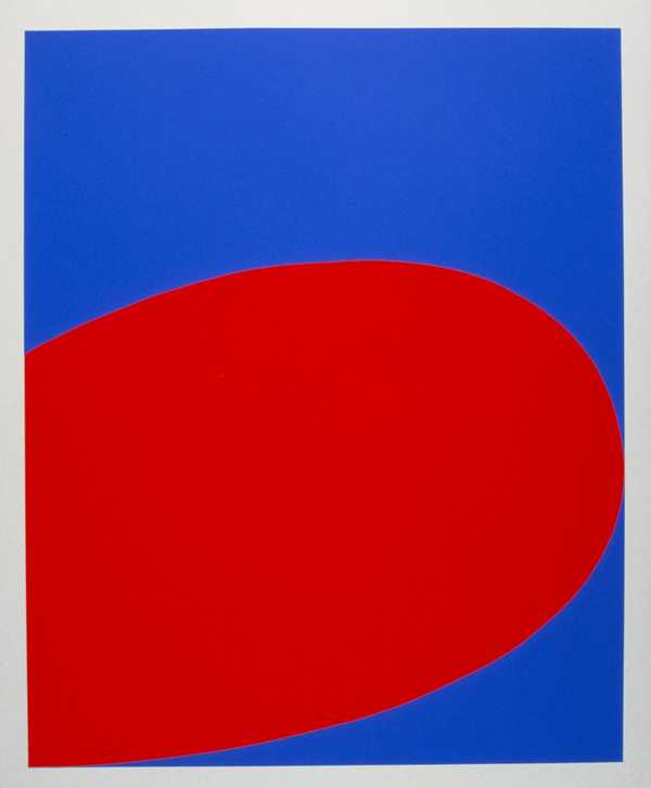‘Red/Blue (Untitled)‘, Ellsworth Kelly, 1964 | Tate