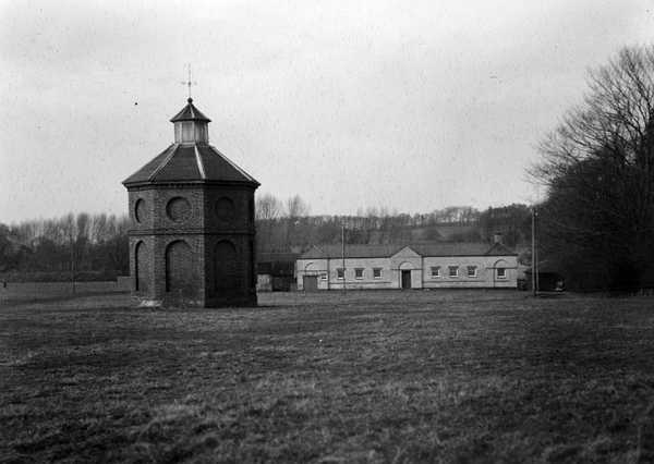 Photograph of a dovecot and stables, Chetwynd Park, near Newport ...