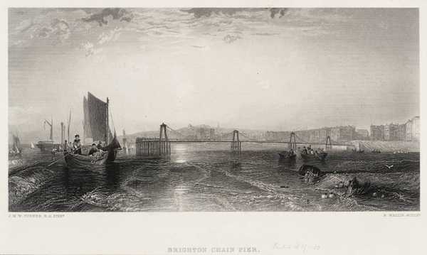 ‘brighton Chain Pier, Engraved By R. Wallis‘, After Joseph Mallord 