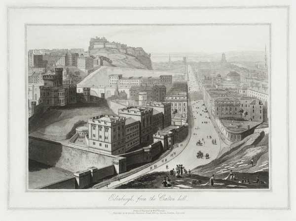 Edinburgh, from the Calton Hill