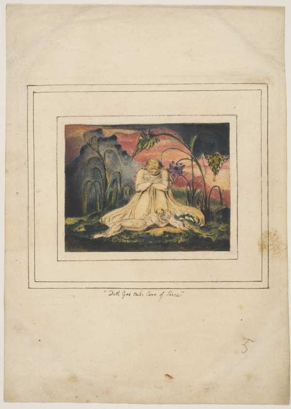 ‘The Book of Thel pl. 6‘, William Blake, 1796, c.1818 | Tate