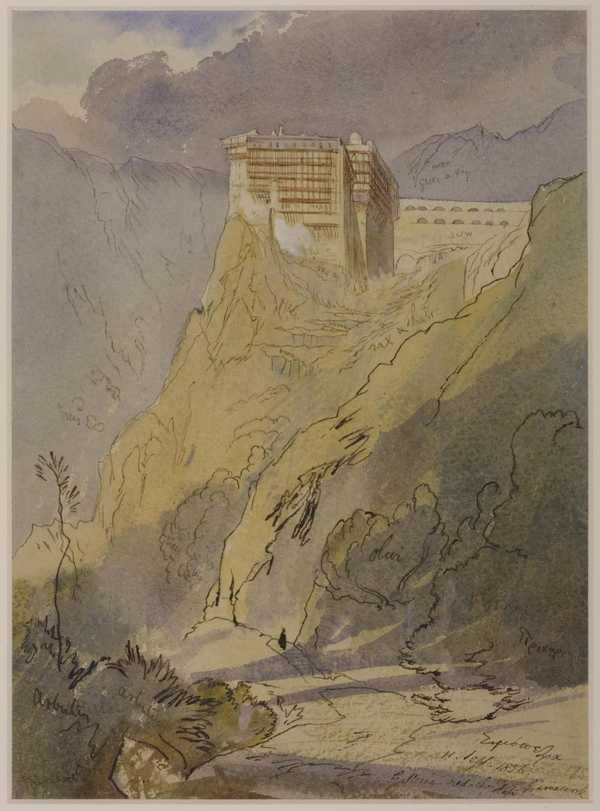 The Monastery of Simopetra on Mount Athos
