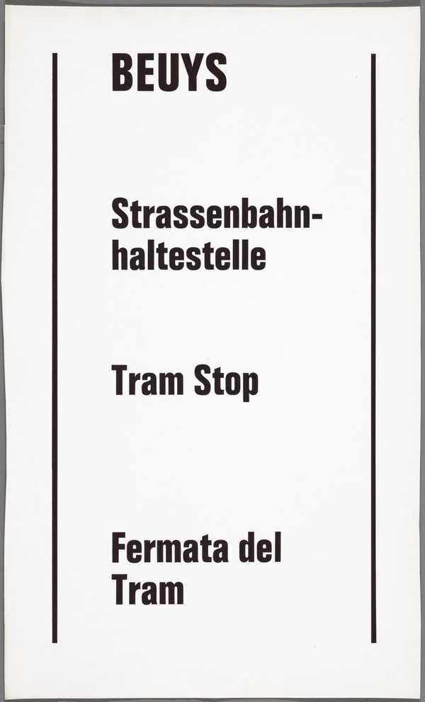 Joseph Beuys: Tramstop