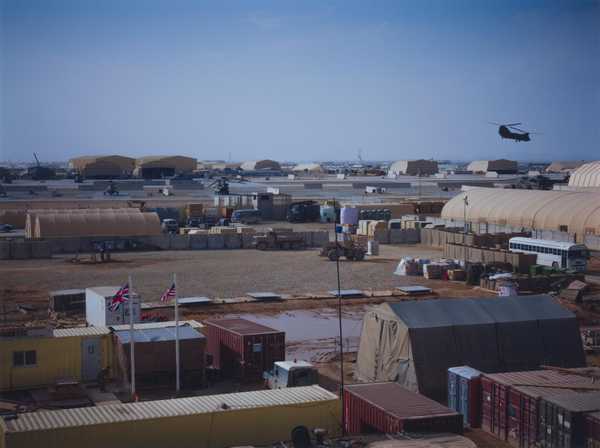 ‘The seemingly endless number of helicopter pads and hangars at Camp ...