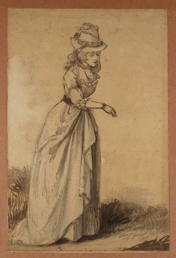 A Standing Woman, Facing to Right