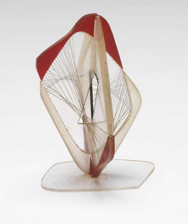 Model for ‘Linear Construction No. 3 with Red’
