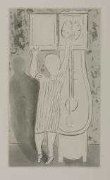 Woman and Clock