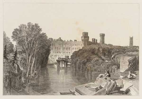 ‘Warwick Castle, Warwickshire‘, after Joseph Mallord William Turner ...