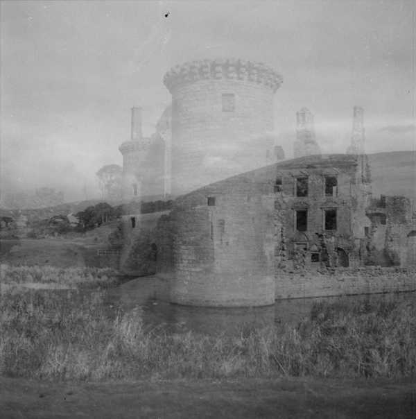 Photograph of Caerlaverock Castle, near Dumfries, Dumfries and Galloway