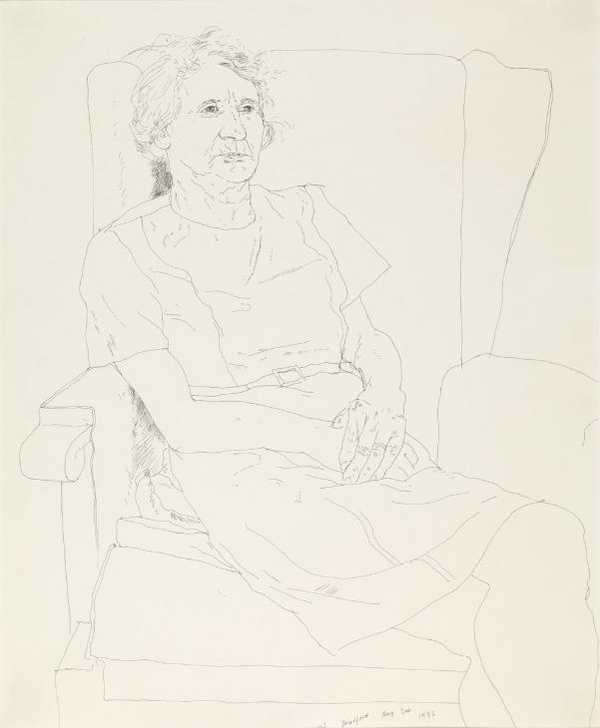 Portrait of the Artist’s Mother, Mrs Laura Hockney, Bradford