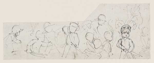 Studies of Children Playing at Soldiers