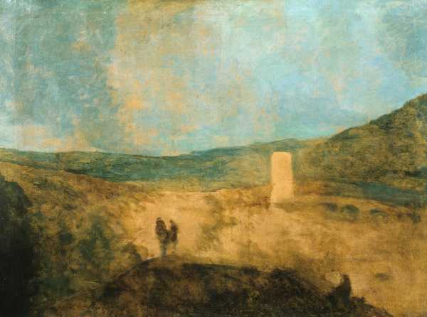 Valley with a Bridge over a River