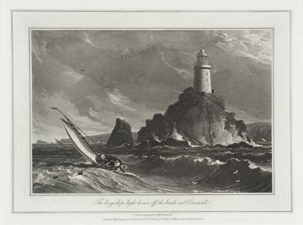 The Long-ships Light House, off the Lands End, Cornwall