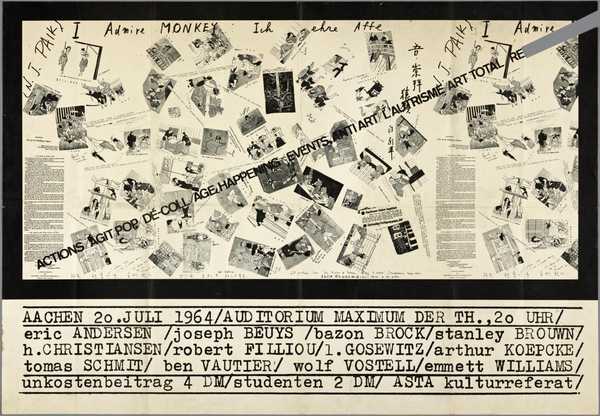 ACTIONS / AGIT POP / DÉ-COLL / AGE / HAPPENINGS / EVENTS / ANTI ART / L’AUTRISME / ART TOTAL / RE