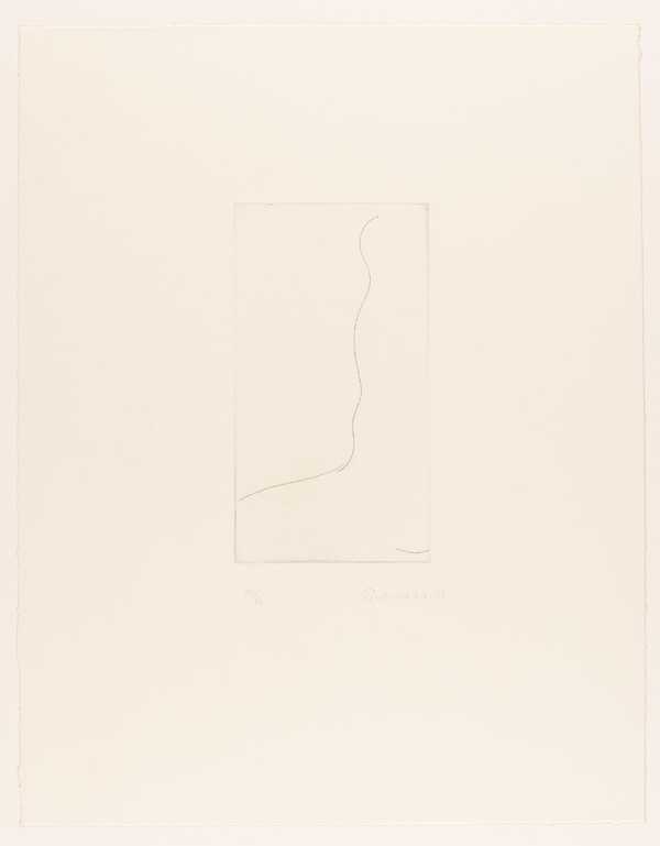 ‘Sitting Figure - Etching XIV‘, William Turnbull, 1971 | Tate