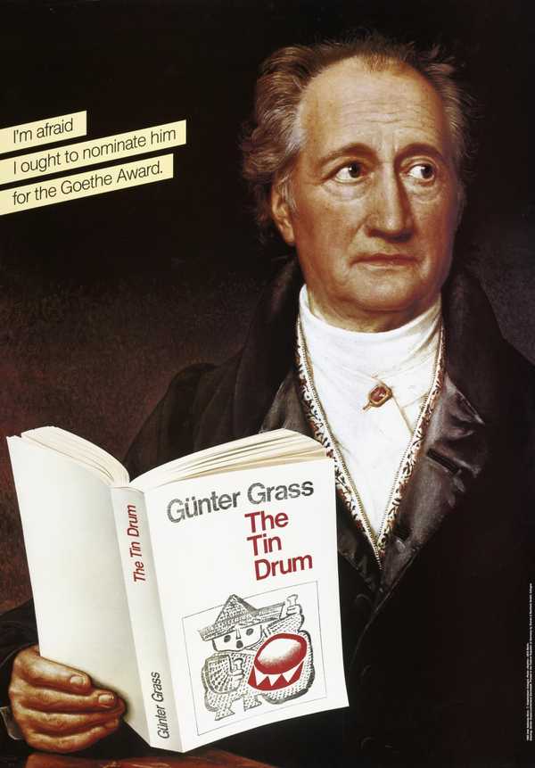 ‘I’m afraid I ought to nominate him for the Goethe Award’