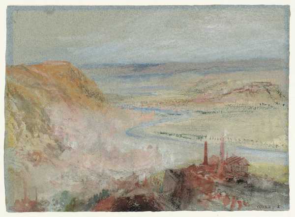 ‘Distant View of Liège with Factories‘, Joseph Mallord William Turner ...