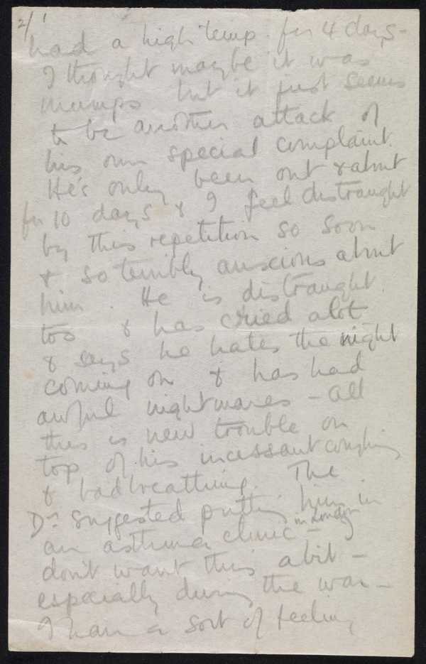 Letter sent by Barbara Hepworth to Margaret Gardiner‘, Dame Barbara ...