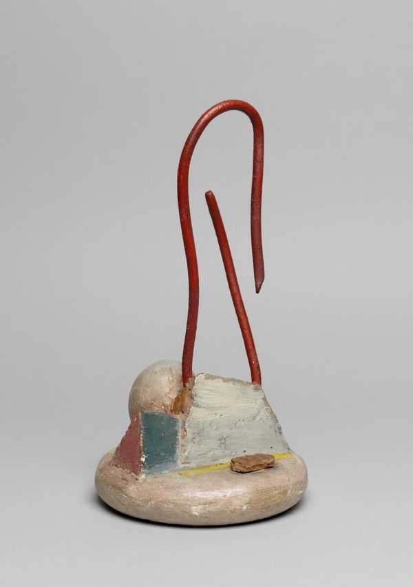 Red Wire Sculpture
