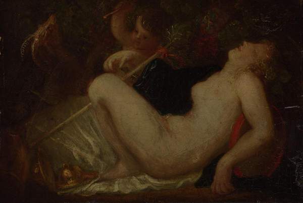 A Nymph Sleeping
