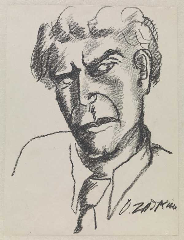 Self-Portrait’ by Ossip Zadkine‘, Ossip Zadkine‘, Ossip Zadkine – Tate ...