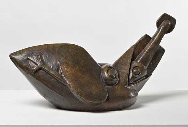Bird Swallowing a Fish