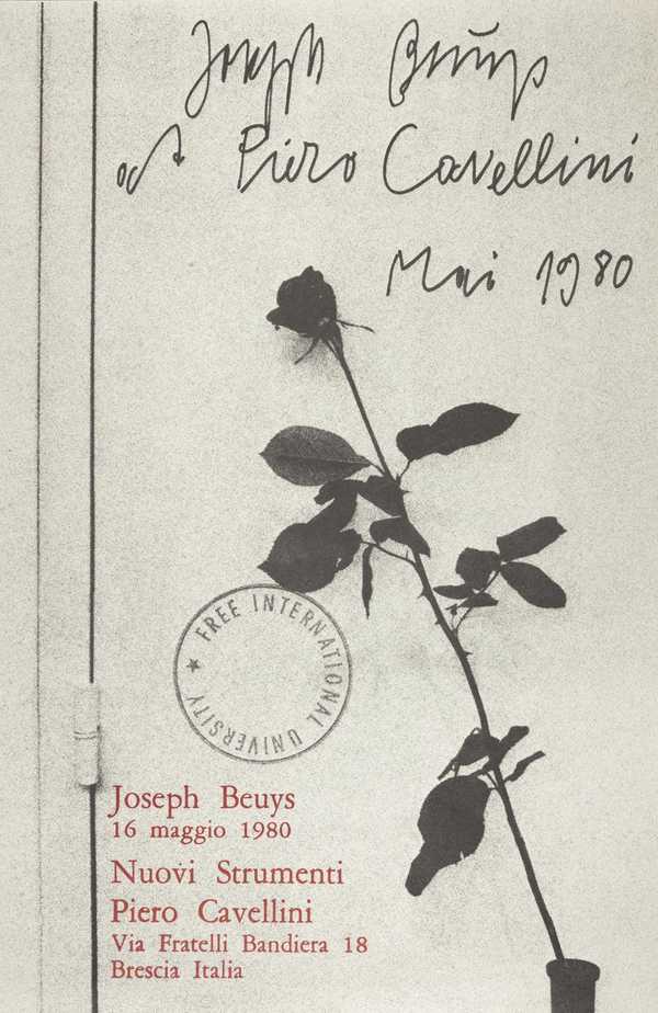 Joseph Beuys at Piero Cavellini