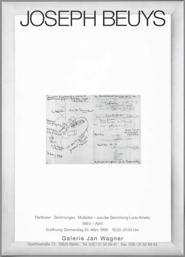Joseph Beuys: Partituren Zeichnungen Multiples. Galerie Jan Wagner