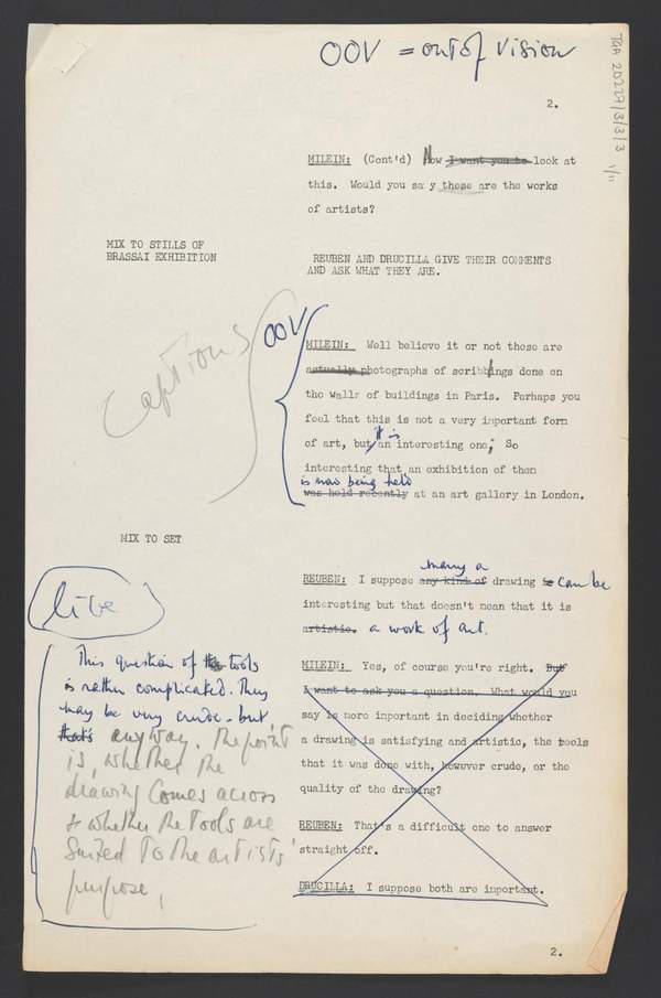 Script for [Dry Media], episode 2, White and Black, Rediffusion ...