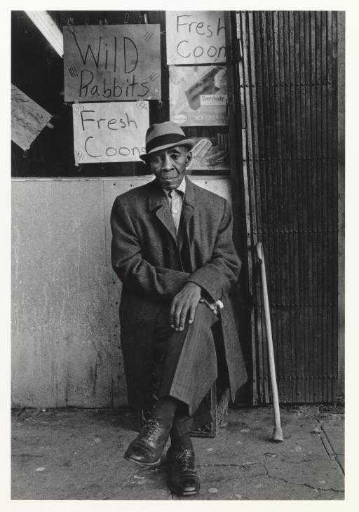 ‘Fresh Coons and Wild Rabbits, Harlem, NY‘, Dawoud Bey, 1977, printed ...