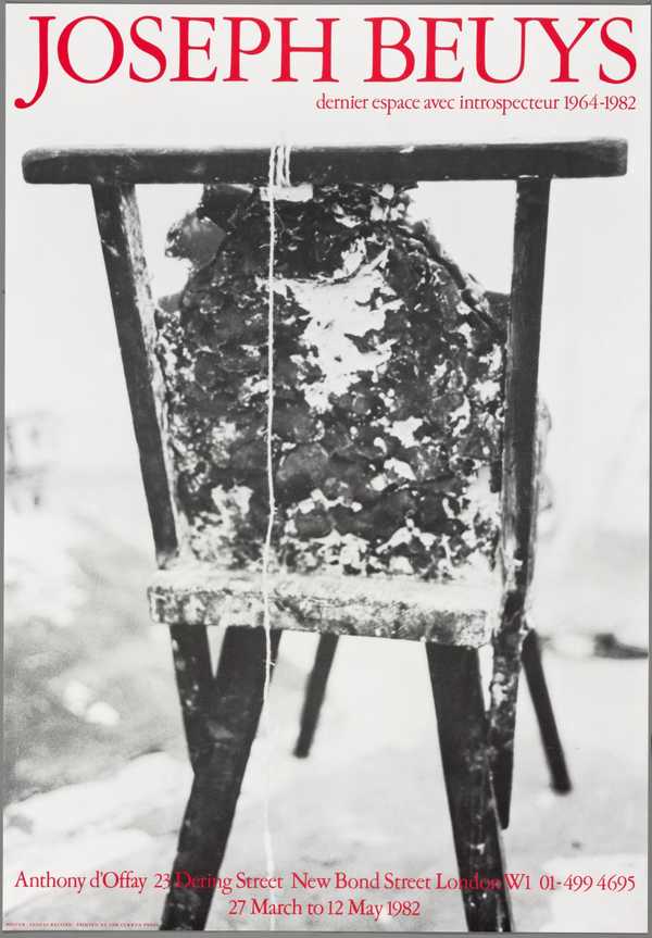 Joseph Beuys: dernier espace avec introspecteur 1964-1982