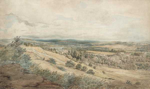 View of Bodenham and the Malvern Hills, Herefordshire