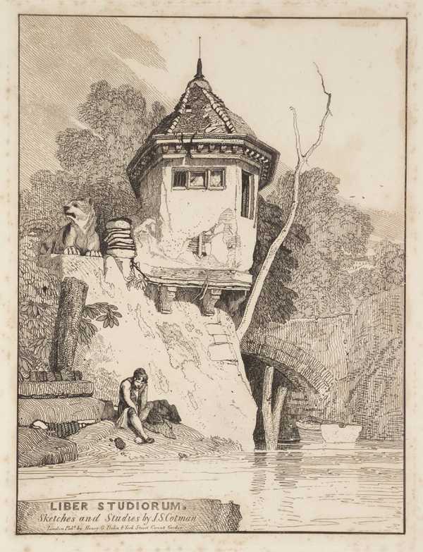 Title Page: View of a Garden House on the Banks of the River Yare