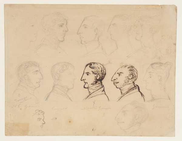 Preliminary Sketch for Plate 4 of ‘Treatise on Zodiacal Physiognomy’