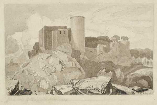 West View of the Castle at Falaise