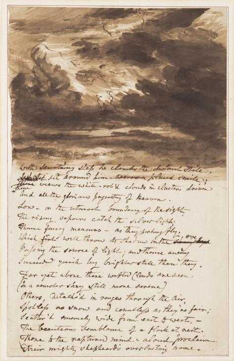 Cloud Study with Verses from Bloomfield