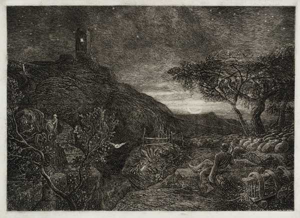 ‘The Lonely Tower‘, Samuel Palmer, 1879, reprinted 1973 | Tate