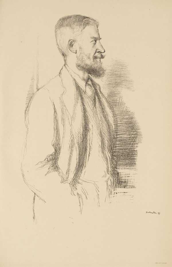 ‘Mr George Bernard Shaw [Part VIII]‘, Sir William Rothenstein, 1897 | Tate