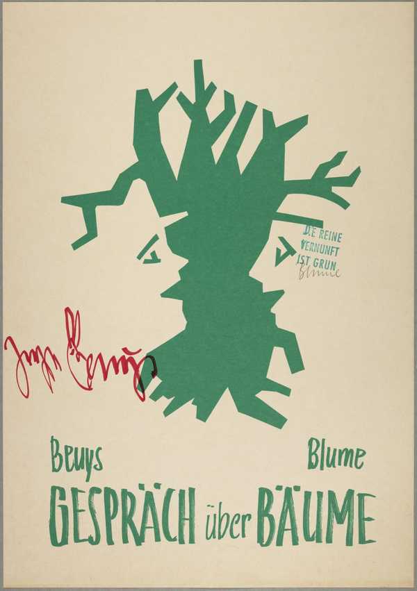 Beuys-Blume Gesprach über Baume