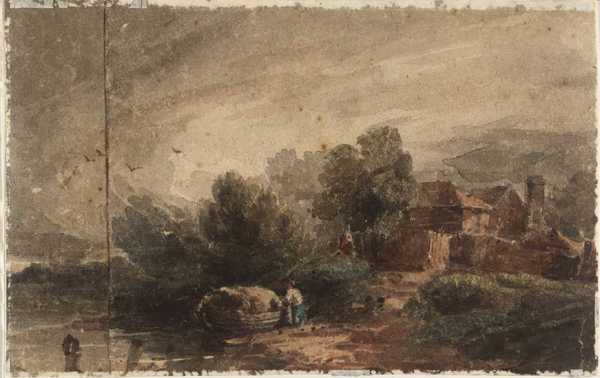 Cottages by a River