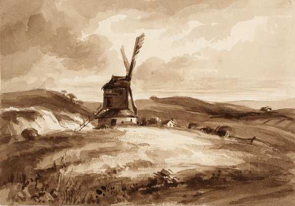 Landscape with Windmill