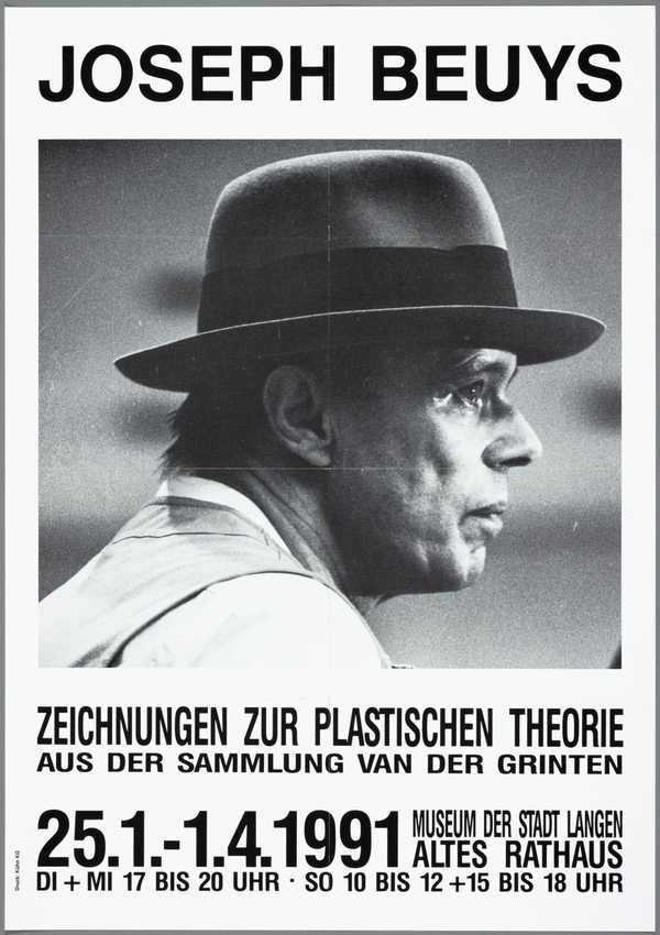 Joseph Beuys: Zeichnungen zur Plastischen Threorie. Museum der Stadt Langen.