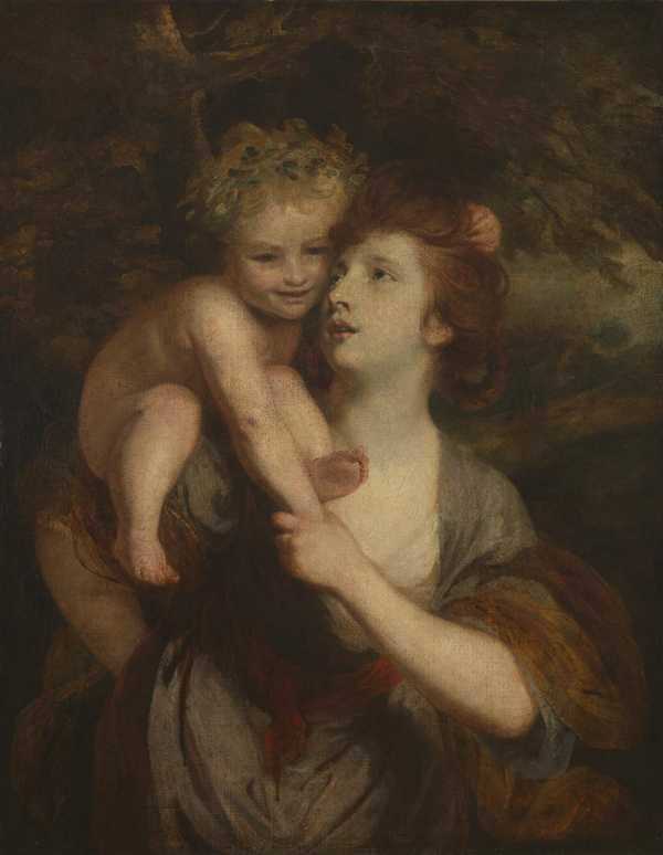 Mrs Hartley as a Nymph with a Young Bacchus