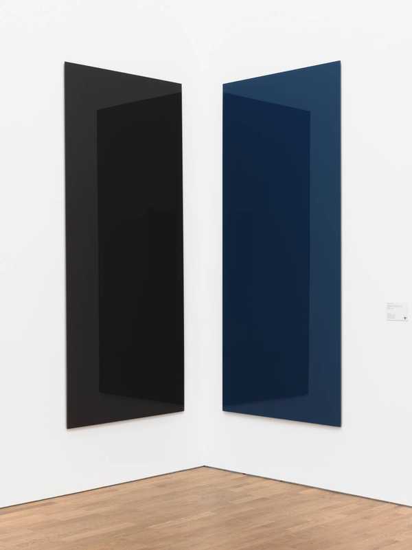 Corner Mirror, brown-blue (737-1, 737-2)
