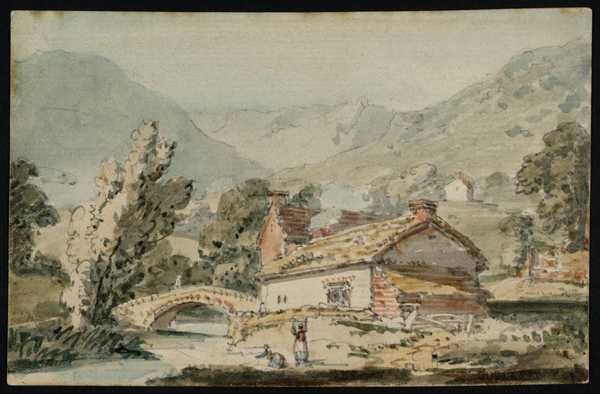 Scene in the Lake District, near Buttermere