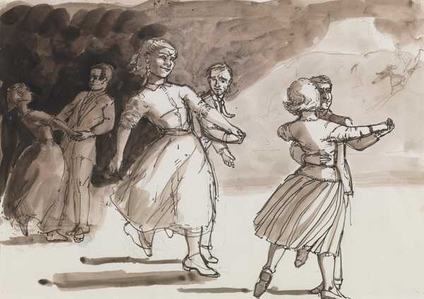 Drawing for ‘The Dance’