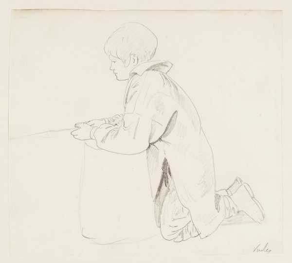 Study Studies of a Boy Fishing