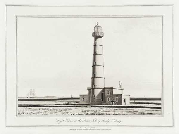 Light House on the Start, Isle of Sandy, Orkney