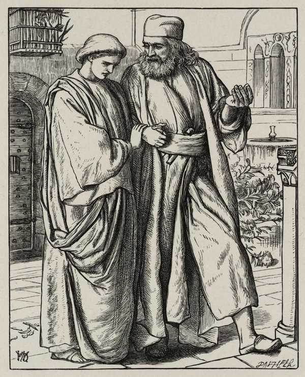 The Lent Jewels, engraved by the Dalziel Brothers