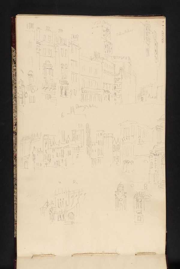 ‘The High Street, with Queen’s College, Etc.‘, Joseph Mallord William ...